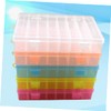 Zerodeko 5pcs Detachable Storage Box with Cover Compartment Organizer for