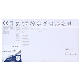 Disposable Latex Powder-Free Gloves XL Pack of 100