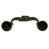MuDuJia 10-Pack 3-1/2 Inch Centers Vintage Style Antique Bronze Bail