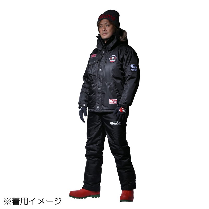 Mazume MZGL-F650-05 Neoprene Gloves, Black x Blue, L