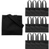 Fun Express 6" x 6" Mini Nonwoven Black Tote Bags