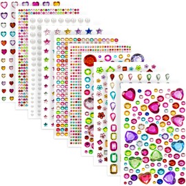 2790pcs Gem Stickers, Stick on Gems Jewel Stickers Sticky Gems for Crafts Gluing