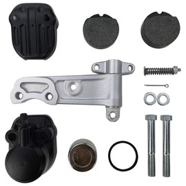 M MATI Front Brake Caliper & Holder Assembly with Pads for Honda CB350 CB360 CB400 CB450 CB500 CB550 45100-390-003