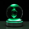 ZMCRAFT 3D 3.15" Hummingbird Laser Crystal Ball – Unique Bird-Light