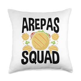 Arepa Maker Arepa Flour Arepas Grill Venezuelan Snacks Throw Pillow