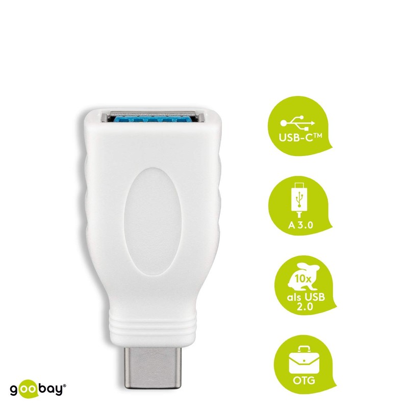 Goobay 66262 USB-C / USB-A OTG Super Speed Adapter für