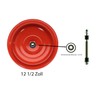 12 1/2 Inch Disc Wheel Trailer Hand Trolley Wheel Rim