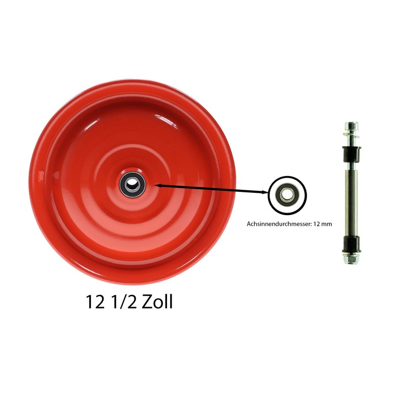 12 1/2 Inch Disc Wheel Trailer Hand Trolley Wheel Rim
