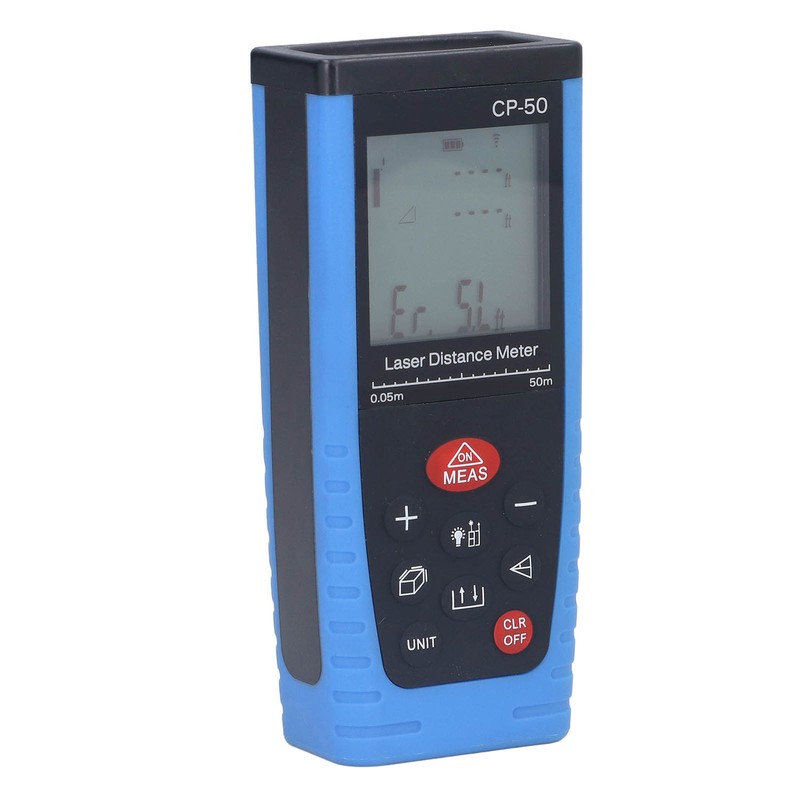 165ft Laser Distance Measure M in Ft Handheld Waterproof Laser