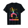 Ginnasta su Balance Beam Ragazze Bambini Ginnastica Artistica Maglietta