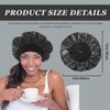 Pack of 2 Satin Bonnet Silk Hair Wrap for Curling