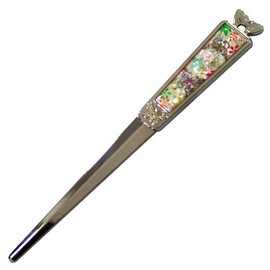 Antique Alive Mother of Pearl White Butterfly Design Metal Steel Office Hand Envelope Gift Letter Opener