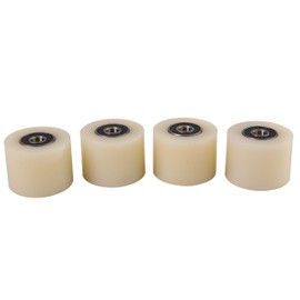 Smart Machines MachinesStück Nylon Polyamide Rollers, 40mm Diameter, 30mm Width, 8mm Bearings, Precisely Made in EU (40-30-8)