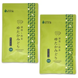 Kagoshima Chiran Deep Steamed Green Tea Green Tea, 3.5 oz (100 g) x 2 Bags Set