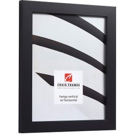 Craig Frames Essentials, Modern 1 Inch Picture Frame, 18 x 24 Inch, Black, Set of 2