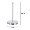 NETUME Metal Receipt Spike Holder, Silver, Straight Rod - 3