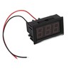 YB28VTM LED Digital Voltmeter Low Power Alarm Battery Indicator Thermometer