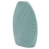 Leaves Pattern Ceramic Vase Nordic Style Dark Green Flat Leaf