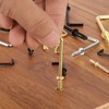 sourcing map 80 Pcs L Shape Hooks, 1-1/2 Inch Right