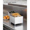 TANGME Commercial Deep Fryer 1750W Electric Countertop Fryer 12.7Qt Heavy