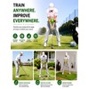 GHOSOONE 3-in-1 Golf Swing Trainer Ball with Strap & Safety