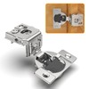 Chibery 10 Pack 1-1/4" 4D Overlay Soft Close Concealed Hinges