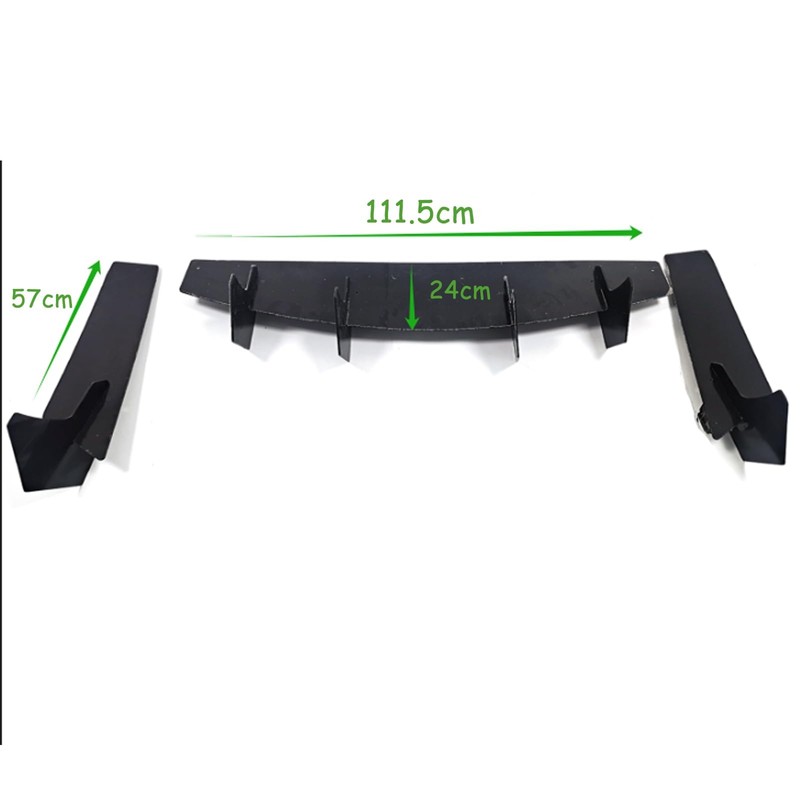 skkyoro Rear Bumper Diffuser for Ford Mustang 2015-2023 V2 Style