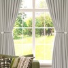 2 Pack Heavy Duty U Shaped Metal Curtain Holdbacks with