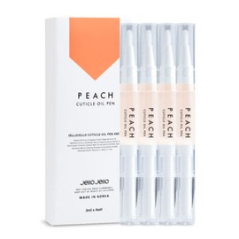 Jello Jello Perfect Oil Pen Peach 4-piece Set Cuticle Oil / 젤로젤로 퍼펙트 오일펜 피치 4종 세트 큐티클오일