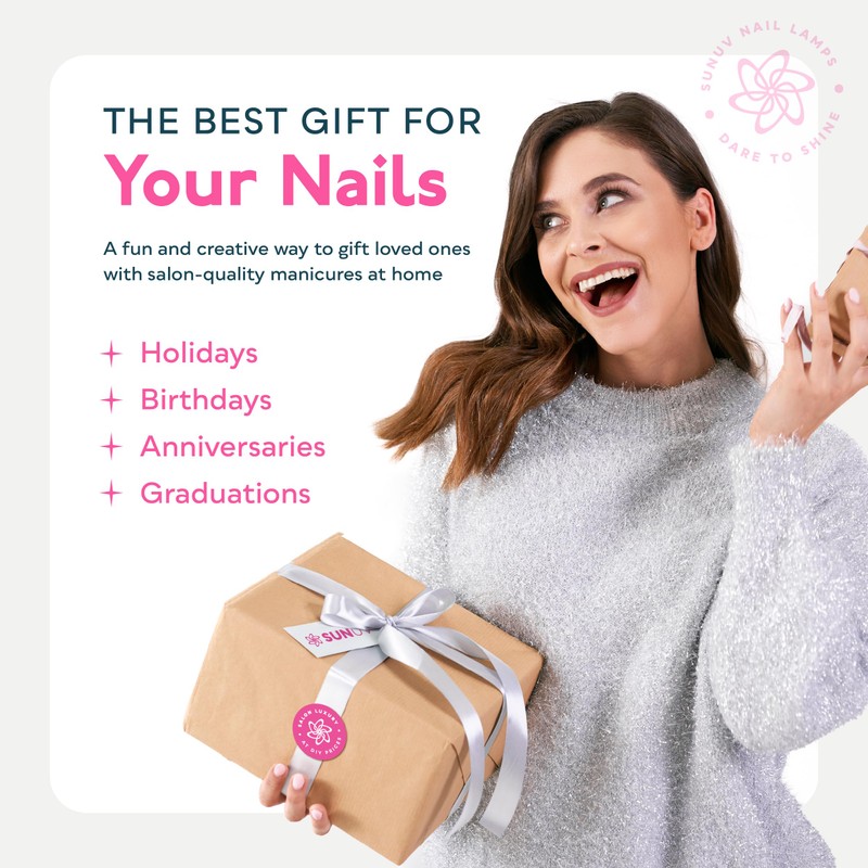 SUNUV Gel Nail Polish Kit with UV Light for Nails