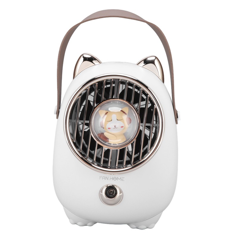 Air Conditioner Fan Multifunctional Portable 350ml Humidifying Spray Usb Rechargeable