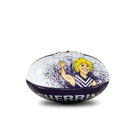 Sherrin Fremantle Dockers AFL Team Softie Football, Size 20cm