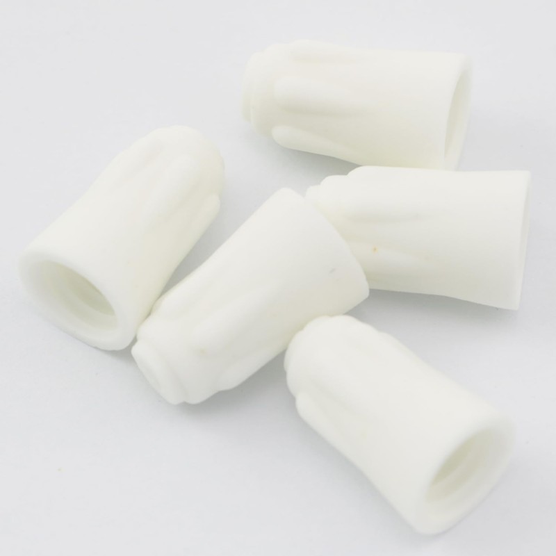 Pro Bamboo Kitchen 50PCS Ceramic Wire Connector White Nut Small