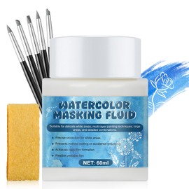 Watercolor Masking Fluid, Resistant Ink, Quick-Drying, Easy Peel,2 Oz