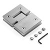 Ranbo Heavy Duty 180 Degree Shower Glass Door Hinge, Solid