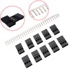 CHENBO 620pcs 2.54mm/0.1" Connectors Wire Jumper Cable Pin Header Connector