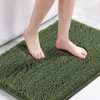 Smarcute Chenille Bath Mat for Bathroom Luxury Thick Bathroom Mat