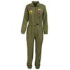KarnevalsTeufel.de KarnevalsTeufel Kampfpilotin Overall in Olivegrün für Frauen inkl. Brille