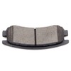 BRAKEUS Front Rear Quiet D699 D698 Ceramic Brake Pads Sets