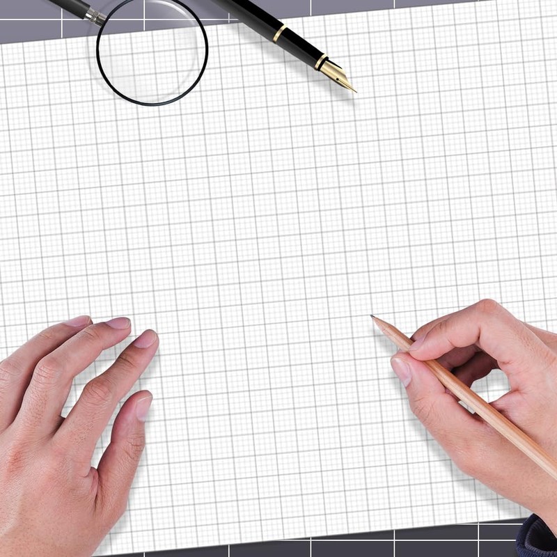 Graph Paper Pad - 36" x 24" Large Graph Paper,