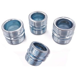 HOWDIA 1.2mm/ 0.047" Coarse Thread Connectors for 25.4mm/ 1" Outside Diameters Wire Shelving Poles with 23.0 mm Hole and 1.2 mm Wall Thickness, 4-Pack