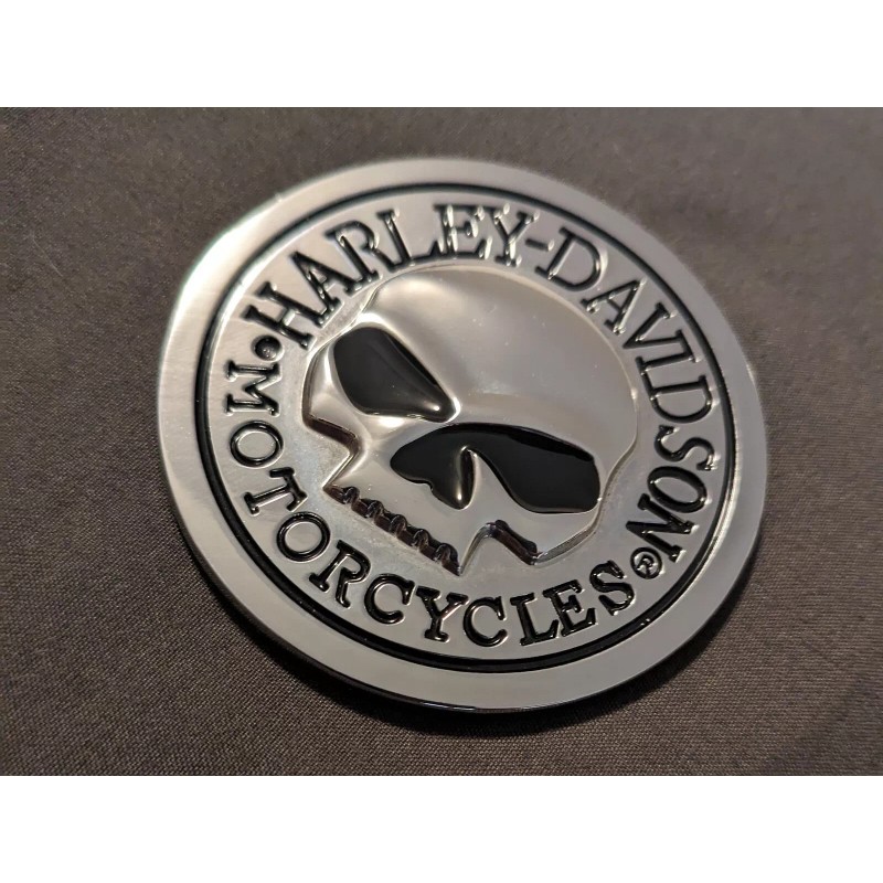 Unbranded 3D Willie G Polished Solid METAL Emblem Badge Harley