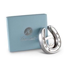 Arthur Court Aluminum Beer Bottle Opener - Horseshoe Decor, Ideal Father's Day Gift, Robust Aluminum Construction, Perfect for Cowboy Rider & Cowgirl