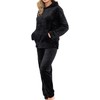 A2Z Womens Pyjamas Soft Warm Fleece Twosie Adults Hooded -