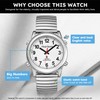 Hearkent Atomic Talking Watch with Large Numbers and Expandable Strap