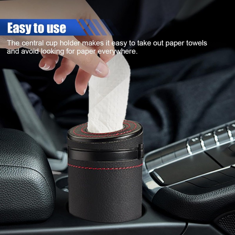 Car Tissues Holder, Multifunctional Tissue Cylinder Boxes, Car Tissues Canned,