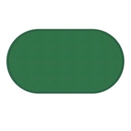 Silicone Cat & Dog Food Mat for Floors. Waterproof, Anti-Slip Dog Bowl Mats for Food and Water, Pet Feeding Mats with Lip to Prevent Spills. (Hunter Green, 21.5 x 11.50)