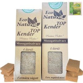 Sustainable Dish Sponge Set of 10 - Sponge, Car Sponge, Kitchen Cleaning Agent, Dirt Eraser Sponge, Dishwashing Sponge, Biodegradable Kitchen Sponge, Natural Coconut Scourer, Zero Waste Eco Sponge