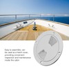 Stainless Steel Boat Deck Round Plate Durable Marine Inspection Hatch