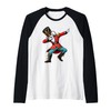 Dabbing Nutcracker Christmas Costume Matching Family Pajama Raglan Baseball Tee